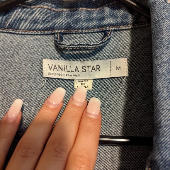 Vanilla Star Distressed Jean Jacket - Picture 2 of 3